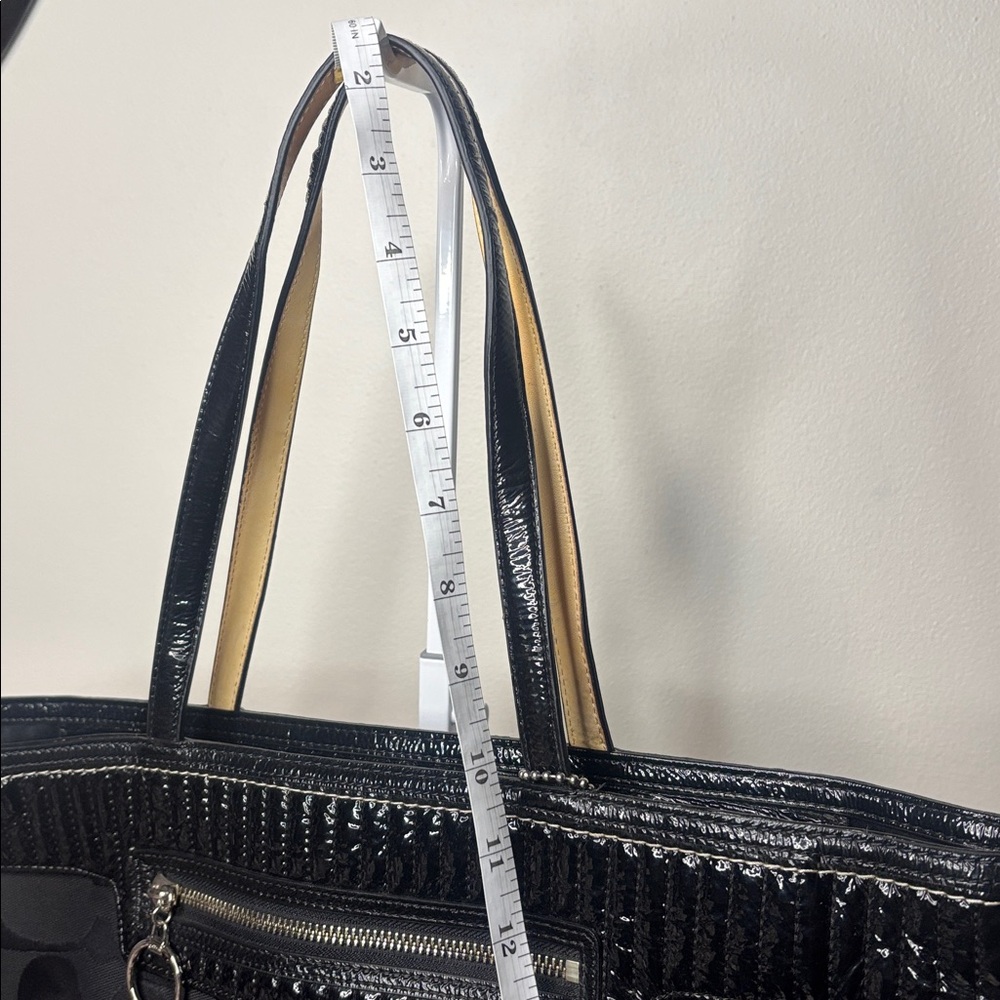 COACH POPPY Signature quilted tote bag (EUC) - Picture 12 of 14